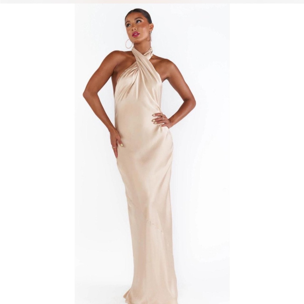 Show Me Your MuMu Jasmine Halter Dress Maxi